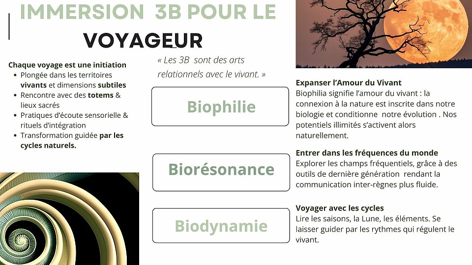 voyage biophile voyage bioresonance voyage biodynamie karinefakhoury  Nadege Payet